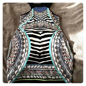 Express dress crazy print